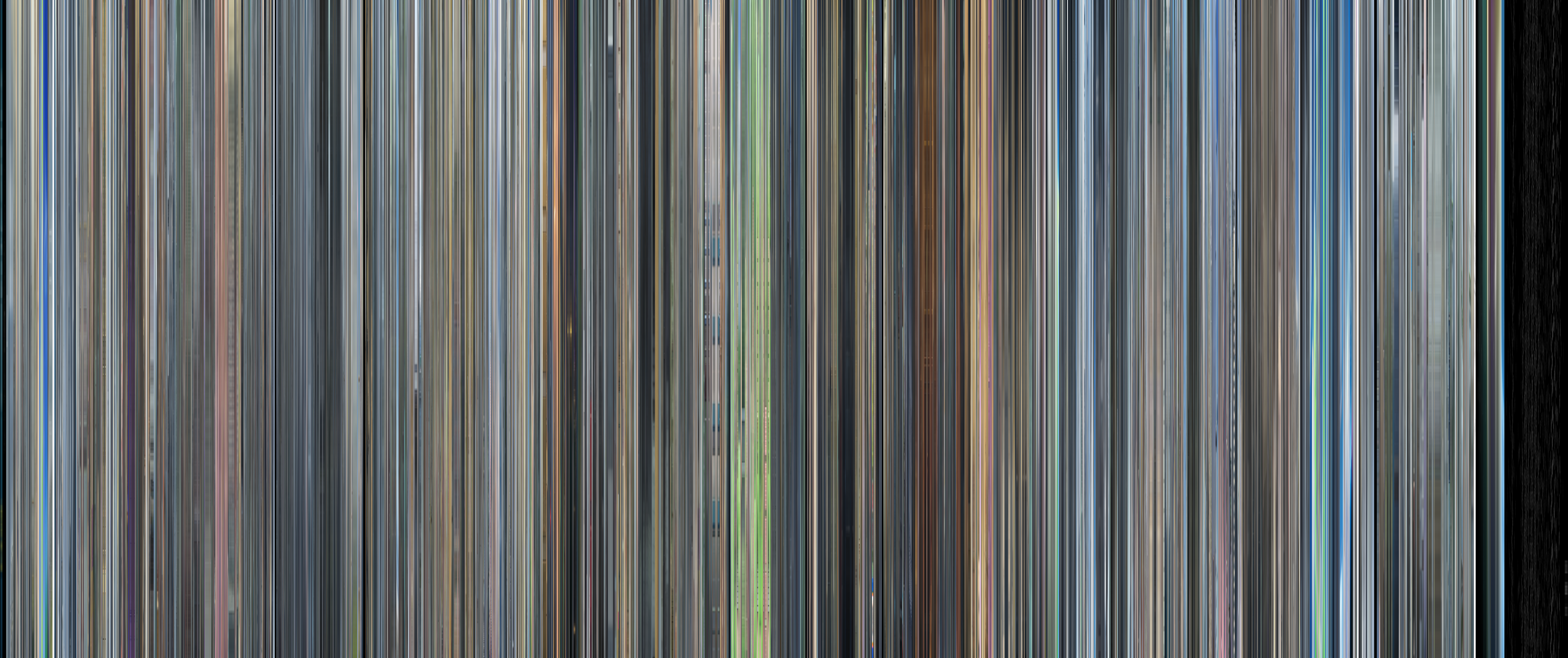 Color barcode for Weathering with You (2019)