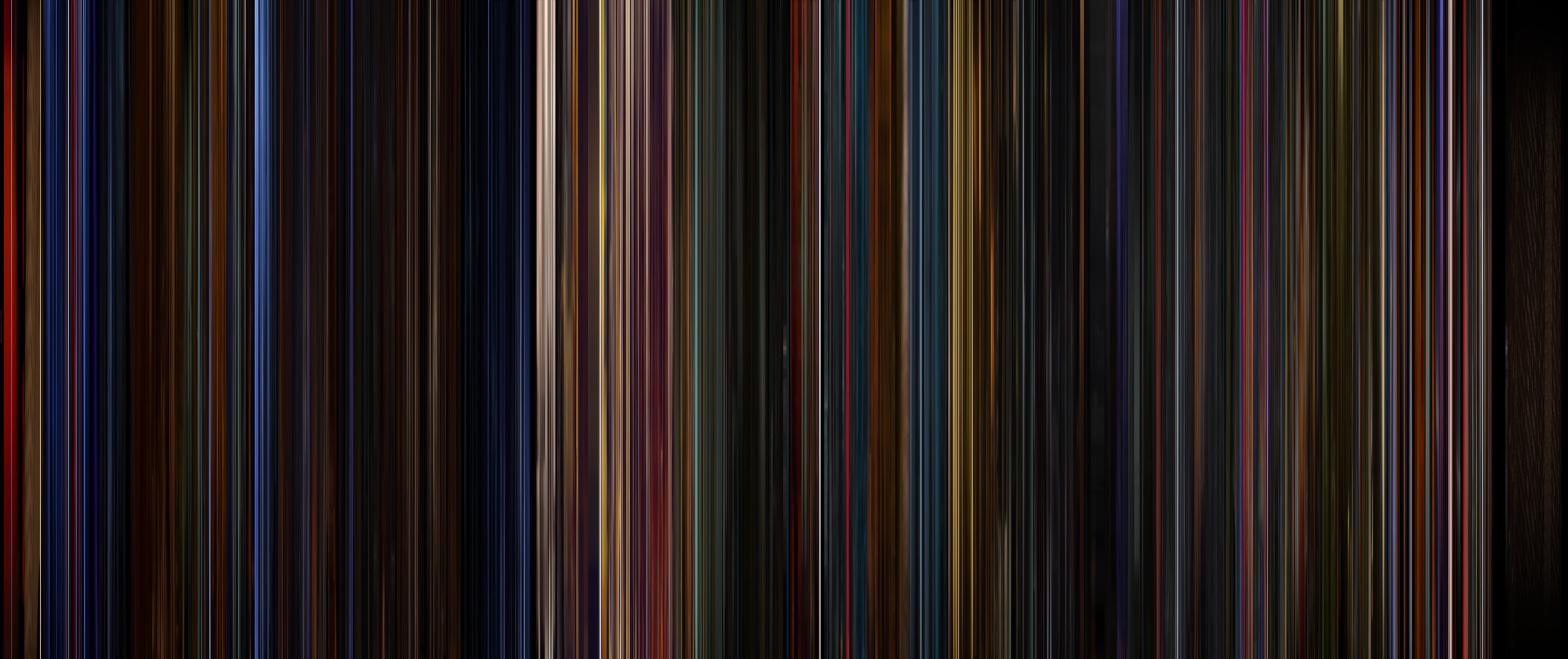 Color barcode for Mad God (2021)